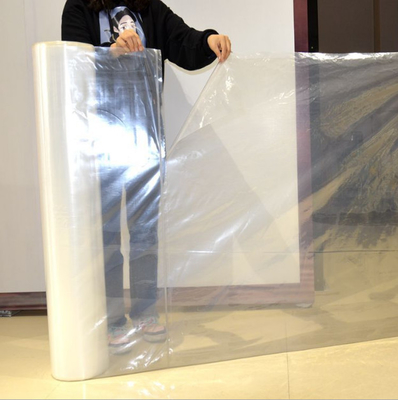 Transparent PE Film Roll Packaging 295cm Width For Mattress Compression